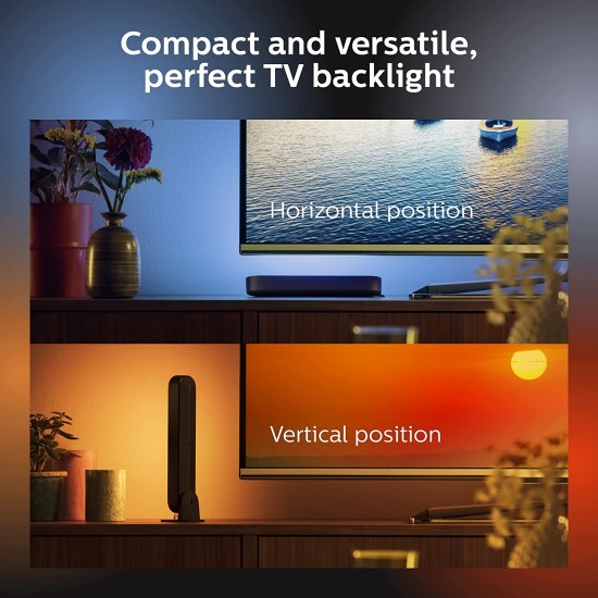 PHILIPS Hue Play White & Color Ambiance Smart LED Bar Light - Black (Pack of 2) PHILIPS Hue Play White & Color Ambiance Smart LED Bar Light - Black (Pack of 2)