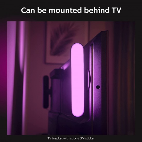 PHILIPS Hue Play White & Color Ambiance Smart LED Bar Light - Black (Pack of 2) PHILIPS Hue Play White & Color Ambiance Smart LED Bar Light - Black (Pack of 2)