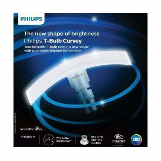 Philips 12-Watt B22 LED Curvy T-Bulb (Cool Day Light) Philips 12-Watt B22 LED Curvy T-Bulb (Cool Day Light)