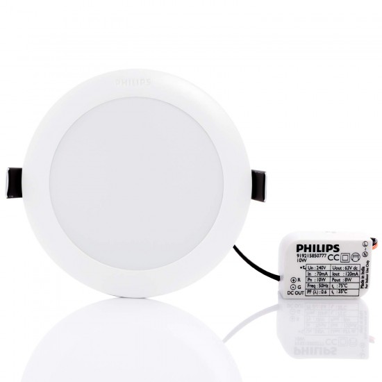 Philips 10-Watt Round AP Plus UltraGlow LED DL Recessed LED Panel Ceiling Light (Cool Day Light) Philips 10-Watt Round AP Plus UltraGlow LED DL Recessed LED Panel Ceiling Light (Cool Day Light)