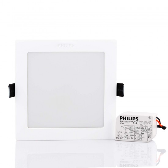 Philips 10-Watt Square AP Plus UltraGlow LED DL Recessed LED Panel Ceiling Light (Cool Day Light) Philips 10-Watt Square AP Plus UltraGlow LED DL Recessed LED Panel Ceiling Light (Cool Day Light)