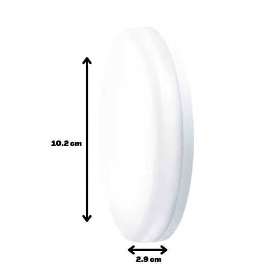 Philips Rimless Full Glow 6-Watt Round LED Surface Downlighter for Ceiling | LED Ceiling Light for Home & Hall (Warm White) Philips Rimless Full Glow 6-Watt Round LED Surface Downlighter for Ceiling | LED Ceiling Light for Home & Hall (Warm White)