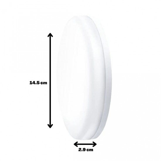 Philips Rimless Full Glow 12-Watt Round LED Surface Downlighter for Ceiling | LED Ceiling Light for Home & Hall (Cool Day Light) Philips Rimless Full Glow 12-Watt Round LED Surface Downlighter for Ceiling | LED Ceiling Light for Home & Hall (Cool Day Light)