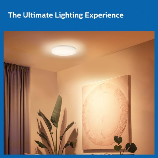 PHILIPS Full Glow 15-watt Round LED Surface Downlighter | 3 Colors in 1 Rimless LED Downlighter | Color: Tunable White PHILIPS Full Glow 15-watt Round LED Surface Downlighter | 3 Colors in 1 Rimless LED Downlighter | Color: Tunable White