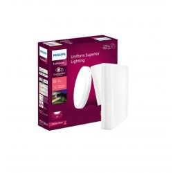 PHILIPS Rimless Full Glow 15-watt Square LED Surface Downlighter | Cool Day Light