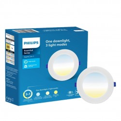 PHILIPS StarFit 7-watt Round LED Downlighter | 3 Colors in 1 