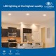 PHILIPS Ultra Glow 10-watt Square LED Downlighter | 3 Colors in 1 Recessed LED Downlight | LED Ceiling Light for Home and Hall | Cut Out: 4 inch, Color: Tunable White PHILIPS Ultra Glow 10-watt Square LED Downlighter | 3 Colors in 1 Recessed LED Downlight | LED Ceiling Light for Home and Hall | Cut Out: 4 inch, Color: Tunable White