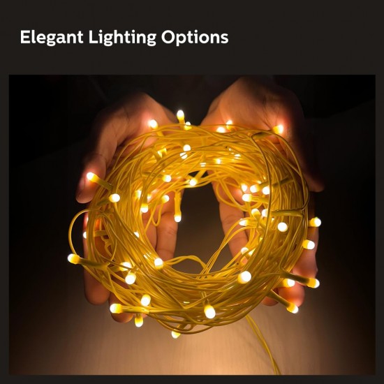 Philips Starlit 12 Meter 72 LEDs String Light for Decoration (Warm White) Philips Starlit 12 Meter 72 LEDs String Light for Decoration (Warm White)