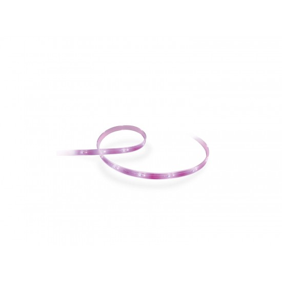 Philips Hue Lightstrip Extension v4 [1 m] White and Colour Ambiance Smart LED Kit with Bluetooth, Compatible with Alexa, Google Assistant and Apple HomeKit [Energy Class A+]