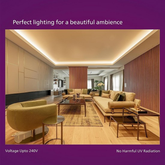 PHILIPS LED Cove Light for Ceiling | 5-Meter LED Strip Light for Home Decoration | CoveGlow, Cool Day Light PHILIPS LED Cove Light for Ceiling | 5-Meter LED Strip Light for Home Decoration | CoveGlow, Cool Day Light