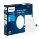 PHILIPS Astra Sleek 22-watt Square LED Downlighter | LED Ceiling Light for Home and Hall | Cut Out: 188 mm, Color: Cool Day Light PHILIPS Astra Sleek 22-watt Square LED Downlighter | LED Ceiling Light for Home and Hall | Cut Out: 188 mm, Color: Cool Day Light