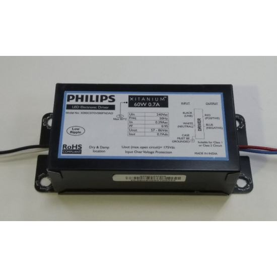 Philips Xitanium 60W 0.7A 440V OVP EESL LED Driver Philips Xitanium 60W 0.7A 440V OVP EESL LED Driver