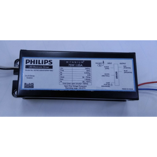 Philips Xitanium 75W 1.05A 240V LED Driver Philips Xitanium 75W 1.05A 240V LED Driver