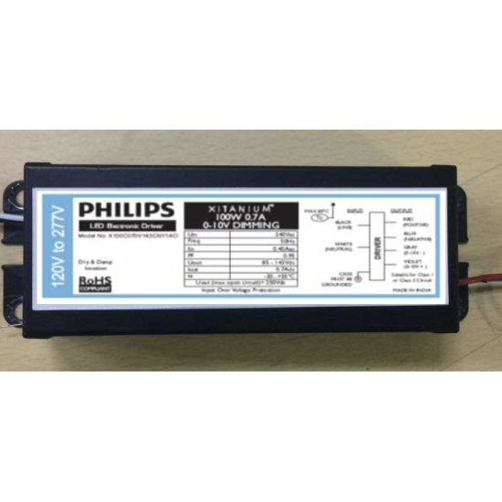 PHILIPS Xitanium 100W 0.7A 1-10V Dim LED Driver PHILIPS Xitanium 100W 0.7A 1-10V Dim LED Driver