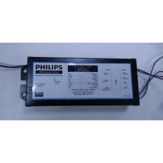PHILIPS Xitanium 220W 0.7A 240V OEM LED Driver PHILIPS Xitanium 220W 0.7A 240V OEM LED Driver