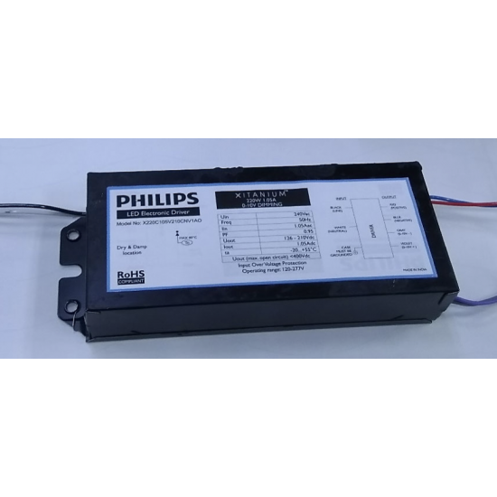 PHILIPS Xitanium 220W 1.05A 0-10V Dim PLS LED Driver PHILIPS Xitanium 220W 1.05A 0-10V Dim PLS LED Driver