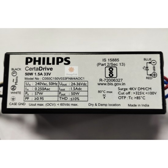 Philips CertaDrive 50W 1.5A 33V M4 929003434906 Philips CertaDrive 50W 1.5A 33V M4 929003434906