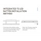 OPPLE 20W LED Batten ( White , 6500K ) OPPLE 20W LED Batten ( White , 6500K )