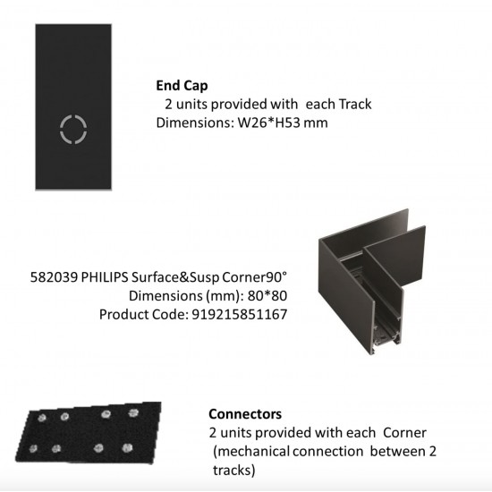 582043 Surface &Suspended Track 1M For Philips Webber Magnetic Track 582043 Surface &Suspended Track 1M For Philips Webber Magnetic Track