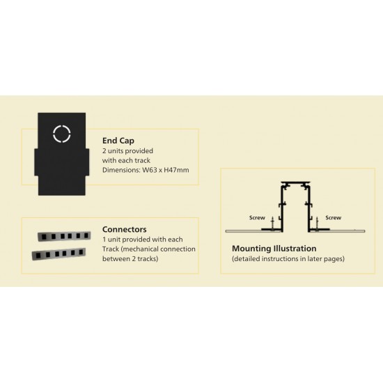 582040 PHILIPS Recessed TrimlessTrack 1M 582040 PHILIPS Recessed TrimlessTrack 1M